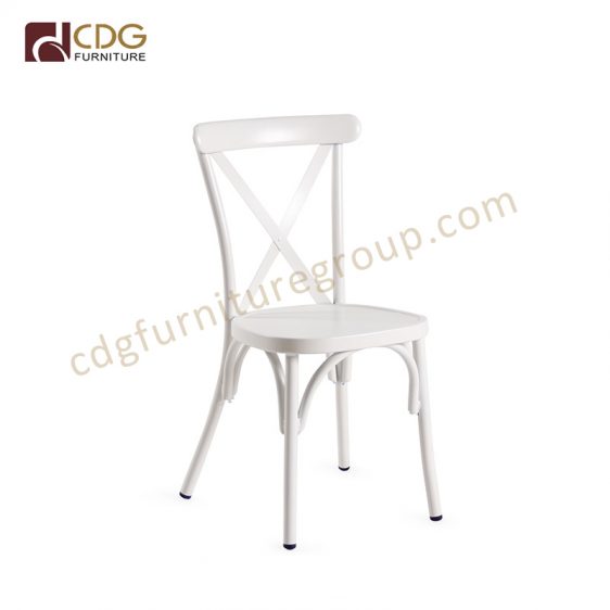 Affordable White Metal Chairs For Wedding Cdg Furniture