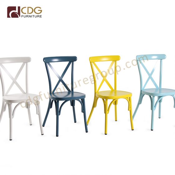 Affordable White Metal Chairs For Wedding Cdg Furniture