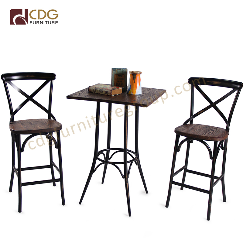 Aluminium Bistro Table and 2 Chairs | CDG Furniture
