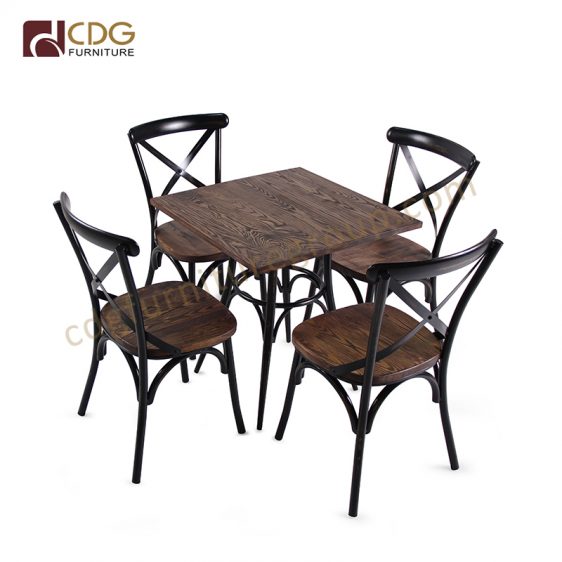 Small Black Dining Table For Restaurant Cdg Furniture