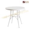 aluminium round table