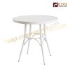aluminium round table