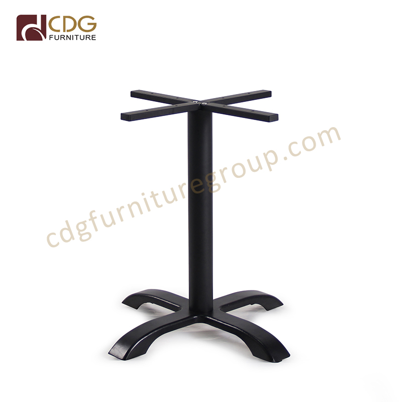 High Quality Black Cast Iron Table Base CDG Furniture