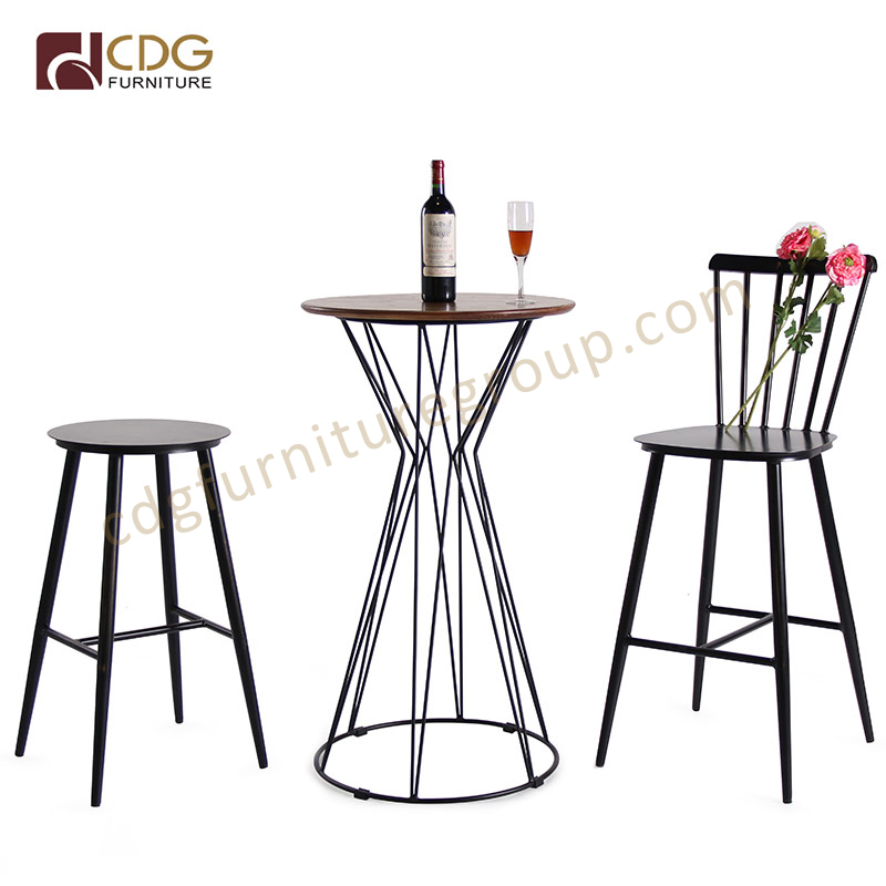 Commercial Bar Stool Chair Modern Antique White Style For Outdoor Use Restaurant Furniture 737B