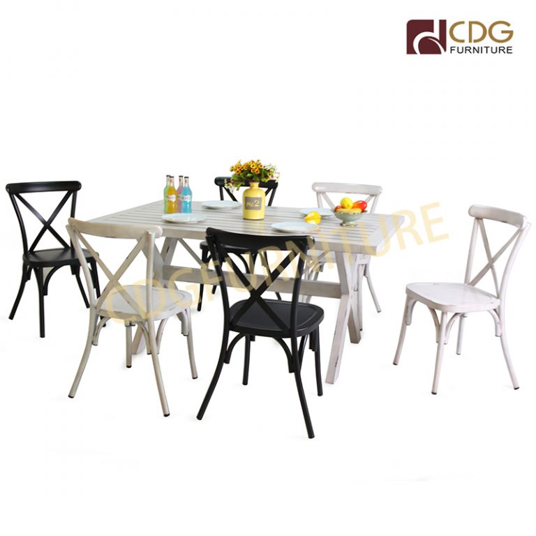 Wholesale Antique Furniture Sets Square Industrial Aluminum Coffee