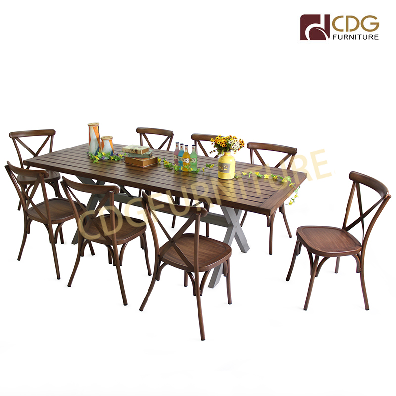 Metal Patio Furniture Set Dining Table And Chair Vintage Restaurant Garden Whole Sets 657dt B Alu Re23095 Jiemei Metal Patio Furniture Set Dining Table, Vintage Metal Patio Furniture Sets