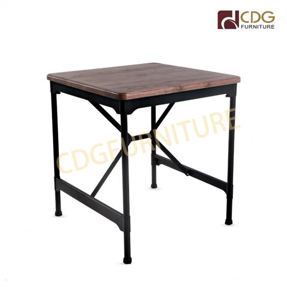 Commercial Furniture Wood Dining Table Bases Restaurant For Bar