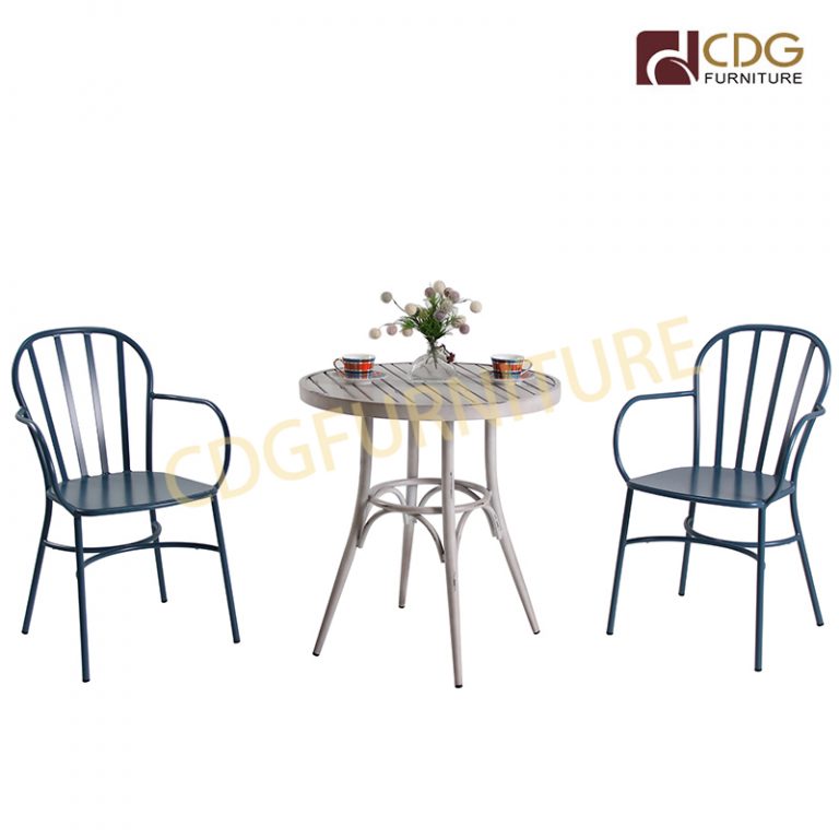Wholesale Antique Furniture Sets Square Industrial Aluminum Coffee