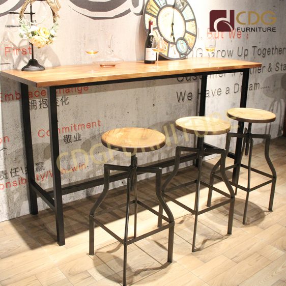 Contract Manufacturing Industrial Rustic Wooden Table Top