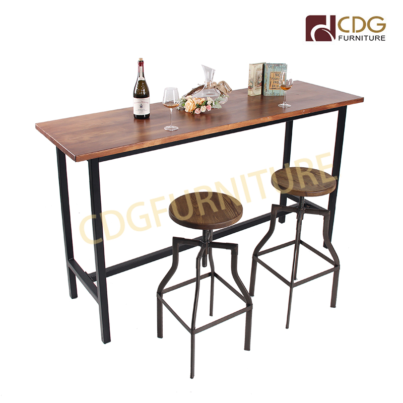 Contract Manufacturing Industrial Rustic Wooden Table Top Commercial